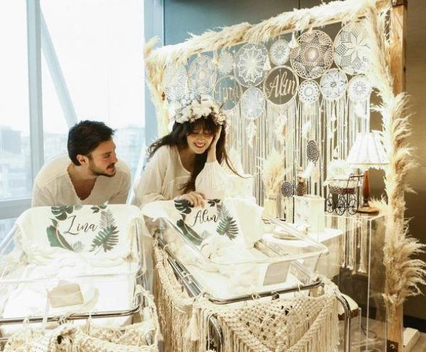 Pelin Akil ve Anıl Altan çifti ikiz bebeklerinin fotoğrafını ilk kez paylaştı - Resim: 4