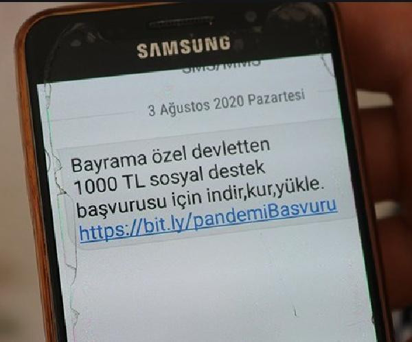 'Devletten 1000 TL destek' mesajıyla dolandırdılar! Parayla bitcoin almışlar - Resim: 0