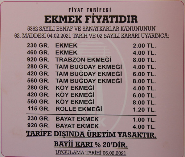 Kocaeli'de ekmeğe yüzde 14 zam geldi! Yeni fiyat yarından itibaren geçerli - Resim: 0