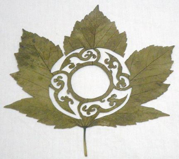 Yaprakları dantel gibi işlediler - Resim: 4