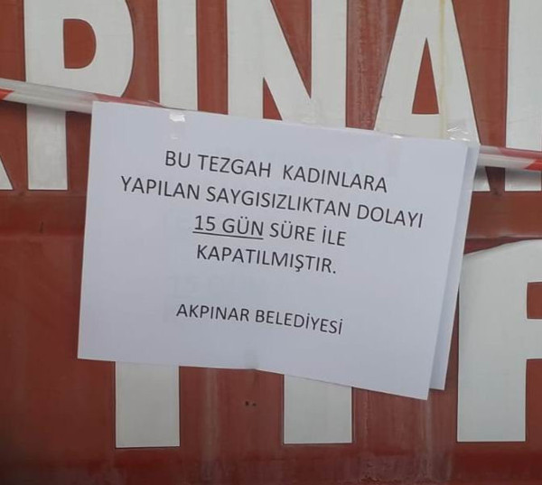 Kadına saygısızca davranan esnafa kapatma cezası verildi - Resim: 0