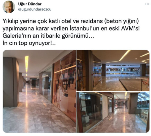 İstanbul'un ilk AVM'sine yıkım kararı! Uğur Dündar tepki gösterdi - Resim: 0