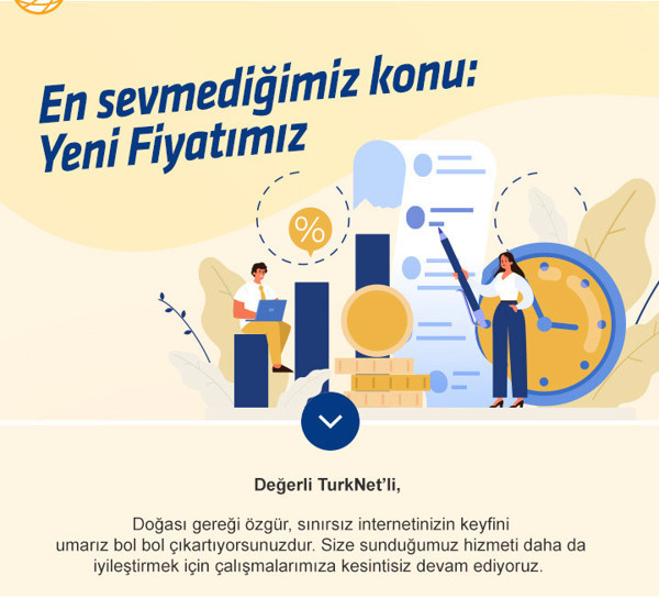 Turknet internete yüzde 45 zam yaptı! Yeni tarife fiyatını duyan isyan etti: Bu nedir ayıptır - Resim: 0