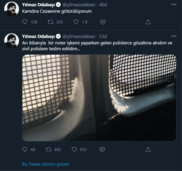 Sosyal medyadan duyurdu! Yılmaz Odabaşı tutuklandı - Resim: 0