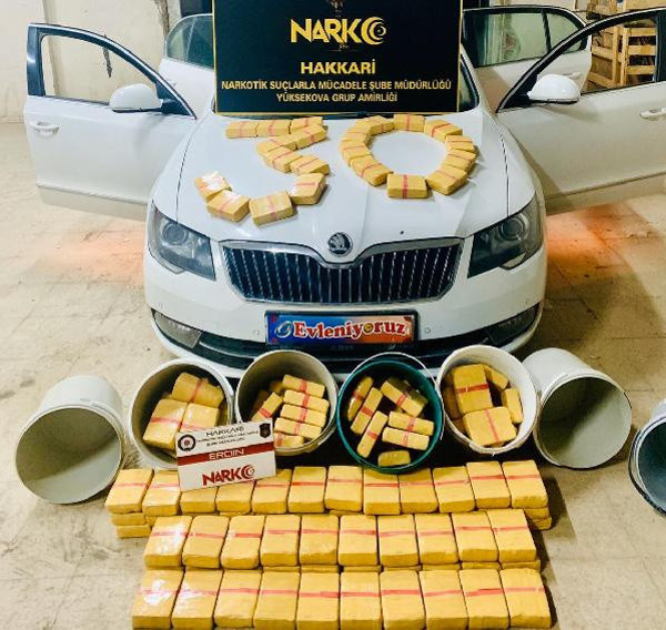 Gelin arabasından çıkanlar polisi hayrete düşürdü - Resim: 0