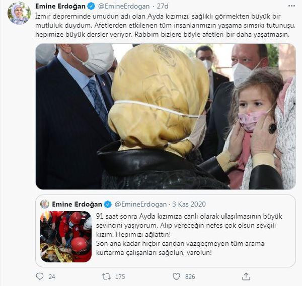 Emine Erdoğan'dan 'Ayda Gezgin' paylaşımı - Resim: 0