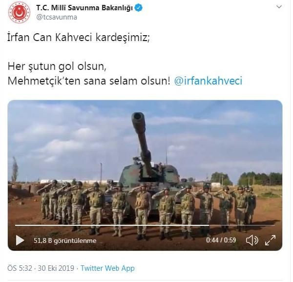 İrfan Can Kahveci'ye MSB'den destek - Resim: 0