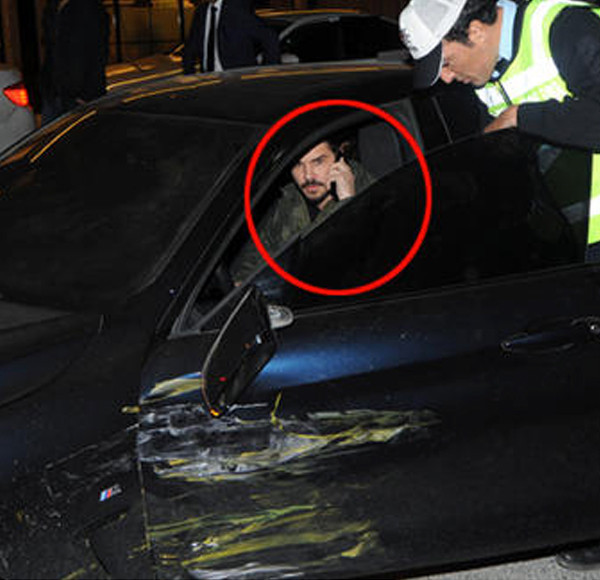 Güzel başlayan gece tatsız bitti... Korkutan kaza! - Resim: 1