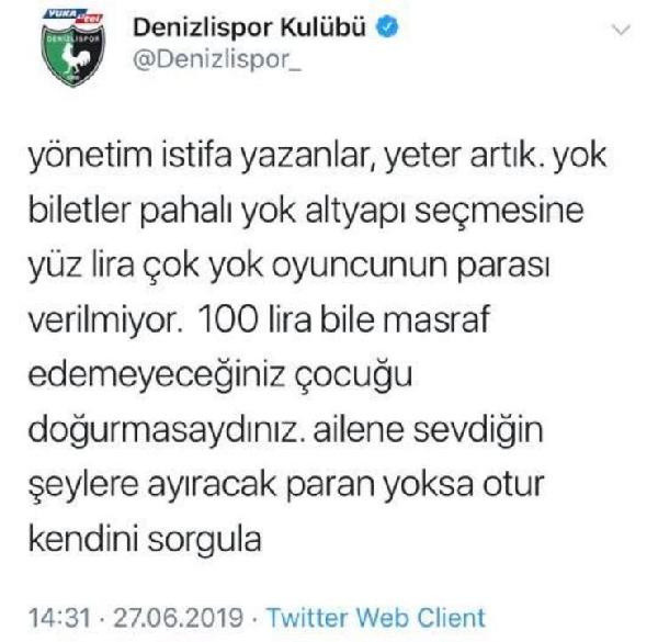 Denizlispor'un 'fırça' tweeti ortalığı karıştırdı! Bakın nasıl özür dilendi - Resim: 0