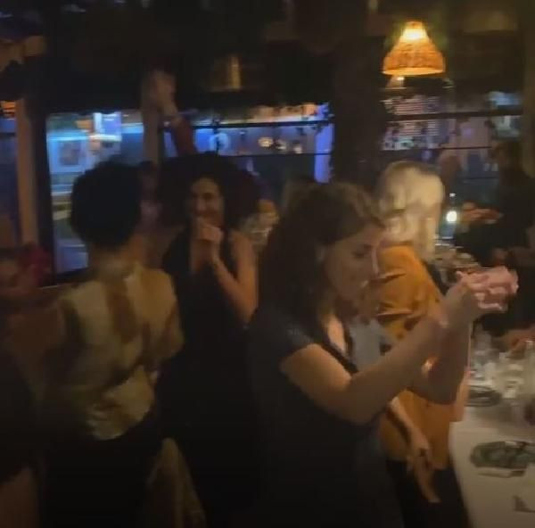 Şişli'de dansözlü korona eğlencesi yapıp sosyal medyada paylaştılar - Resim: 2