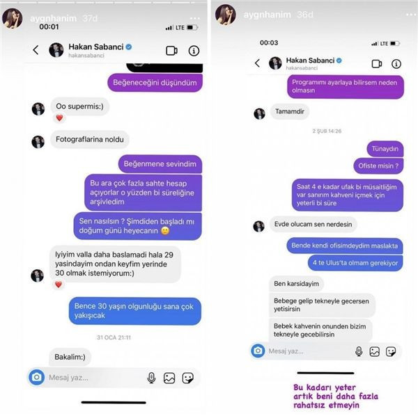 Aygün Aydın Hakan Sabancı'yla mesajlarını ifşa etti Sabancı'nın beğendiği kızlara da... - Resim: 3
