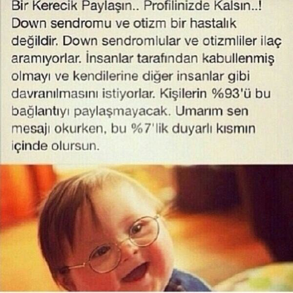 Down sendromu günü sözleri resimli down sendromu mesajları - Resim: 2