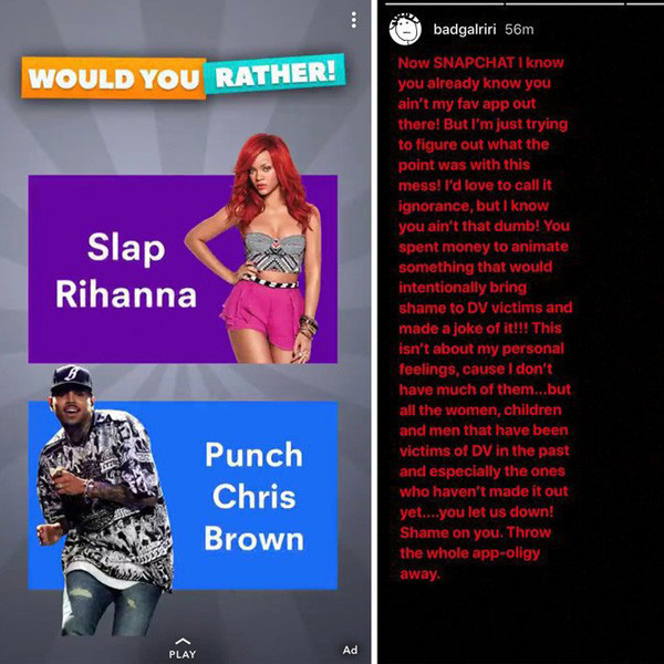 Rihanna tepki gösterdi Snapchat borsada tepetaklak oldu - Resim: 3