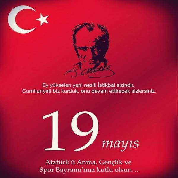 19 Mayıs mesajları resimli çoşkulu 19 Mayıs kutlama sözleri 2020 - Resim: 4