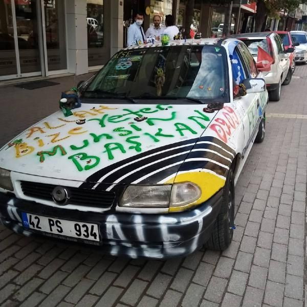 Aracı gören selfie çekti! Allah bize yeter Muhsin Başkan - Resim: 2