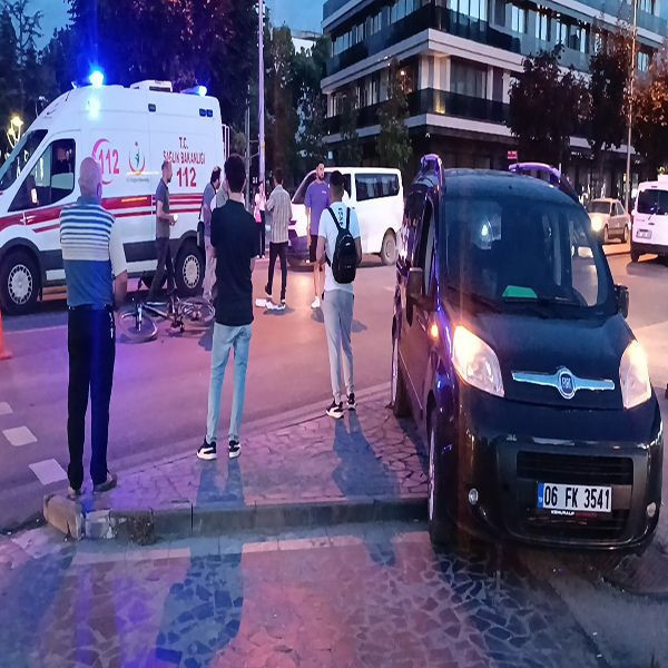 Düzce'de bisiklet sürücüsü ölümden döndü! Başını yere çarptı ağır yaralandı - Resim: 2