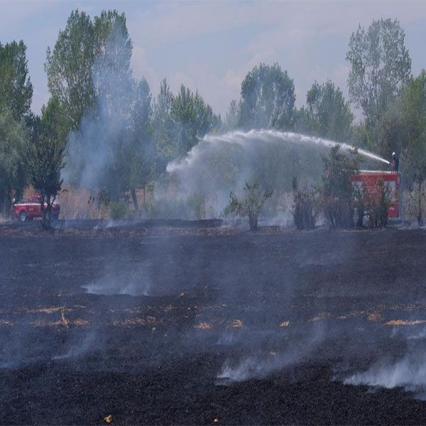 Yaktıkları çekyatlar felakete sebep oldu! Büyüyen yangına itfaiye ekipleri koştu - Resim: 3