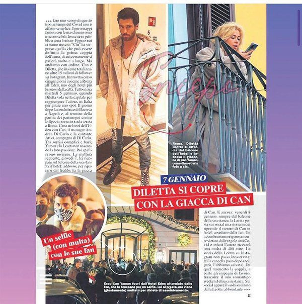 Can Yaman, spor spikeri Diletta Leotta ile ilişkisini fotoğrafla duyurdu - Resim: 3