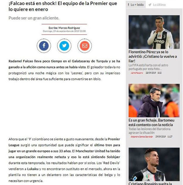 Manchester United'dan Radamel Falcao bombası! - Resim: 0