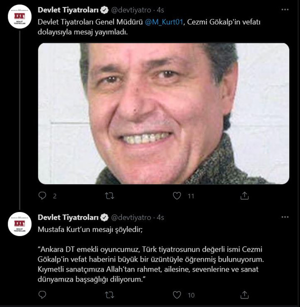 Usta oyuncu Cezmi Gökalp hayatını kaybetti! Ölüm nedeni belli oldu - Resim: 0