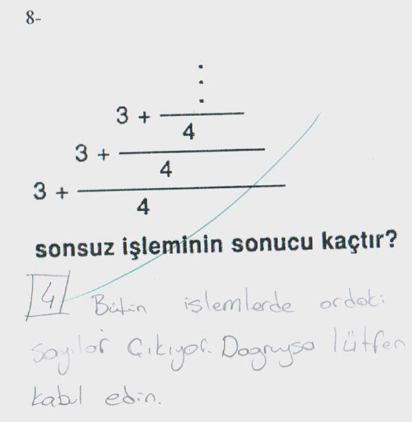Sınav sorularına güldüren cevaplar - Resim: 2
