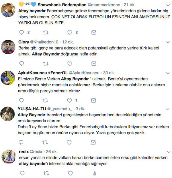Fenerbahçe Altay Bayındır'la anlaştı taraftar Ersun Yanal'ı topa tuttu - Resim: 2