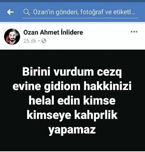 Amcasını öldürüp sosyal medyaya böyle yazdı - Resim: 0