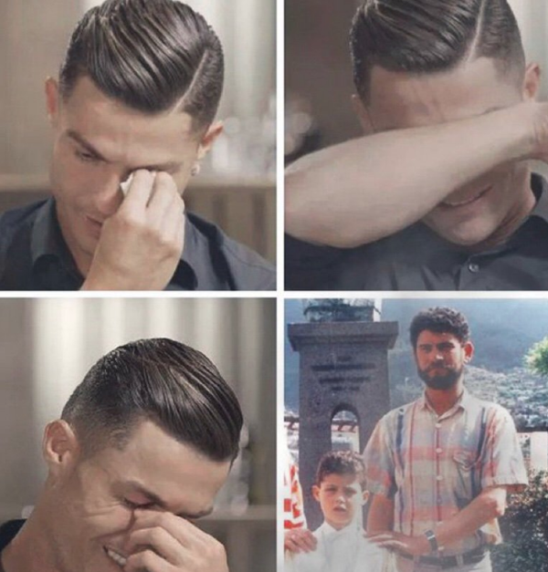 Ronaldo'yu ağlatan görüntü: Babam hiçbir şey görmedi - Resim: 2