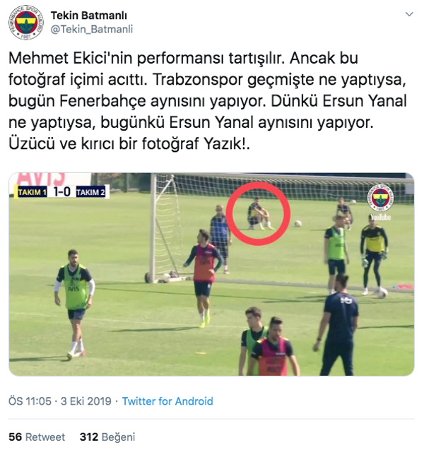 Mehmet Ekici'nin görüntüsü Fenerbahçelilerin içini acıttı Ersun Yanal'a çakıp durdular - Resim: 5