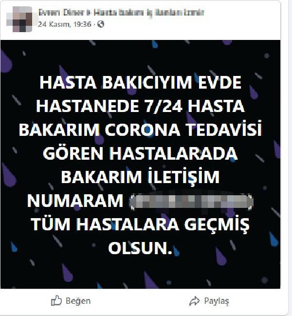 Koronavirüs gelir kapısı oldu! Refakatçi borsası oluştu - Resim: 1