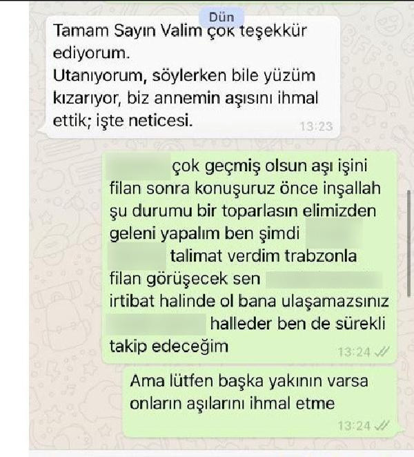 Rize Valisi Kemal Çeber: Kaybettiklerimizin yüzde 90’ı ikinci doz aşısını olmayanlar - Resim: 0