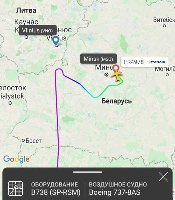 Bomba ihbarı yapılıp zorla indirildi! Belaruslu gazeteciye büyük şok - Resim: 0