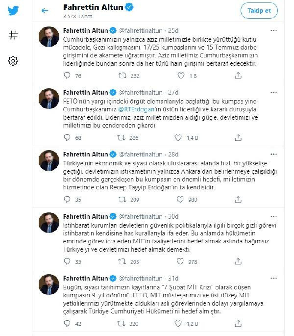 Fahrettin Altun'dan '7 Şubat MİT Krizi' açıklaması - Resim: 0