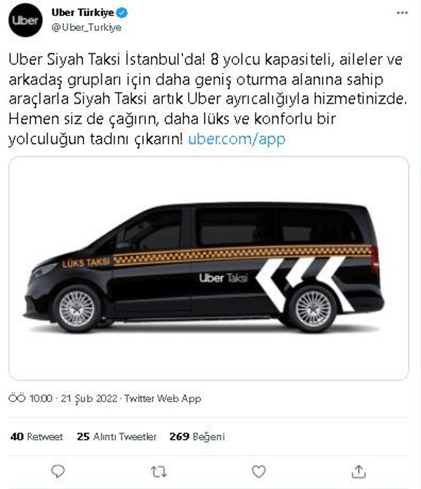 Taksicileri kızdıracak haber! UBER İstanbul'a geri döndü: UBER ücretleri bakın ne kadar - Resim: 0