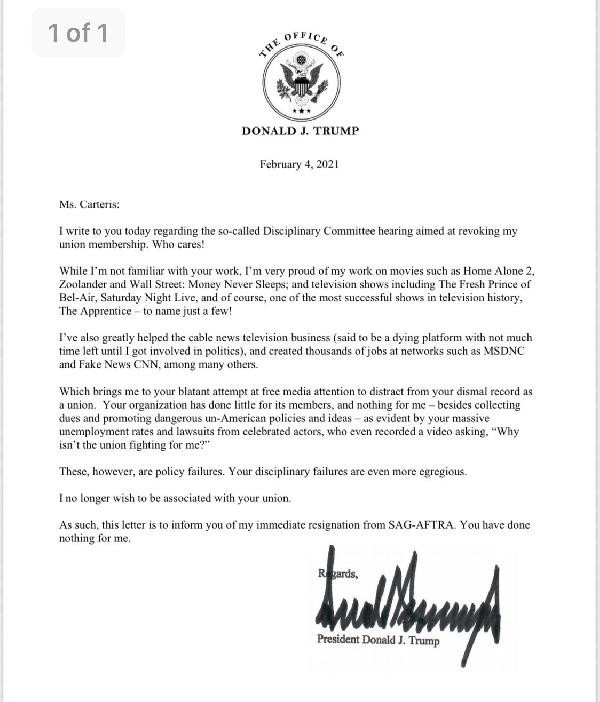 'Benim için hiçbir şey yapmadınız' dedi! Donald Trump istifasını verdi - Resim: 0