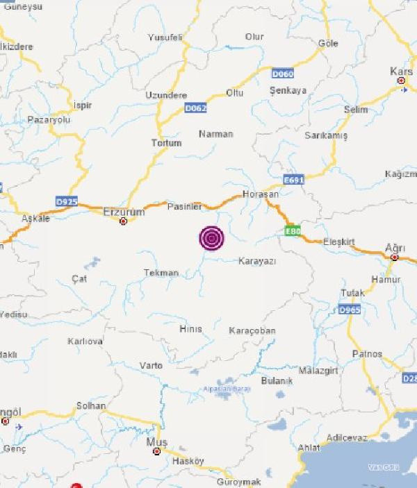 Son dakika! Erzurum'da 4.7 büyüklüğünde deprem oldu - Resim: 0
