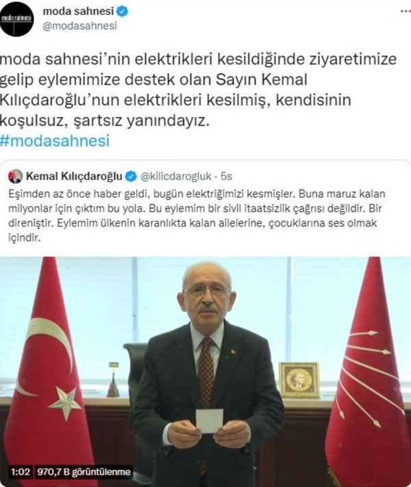 Kandil hediye ettiği Moda Sahnesi’nden Kemal Kılıçdaroğlu’na destek - Resim: 0