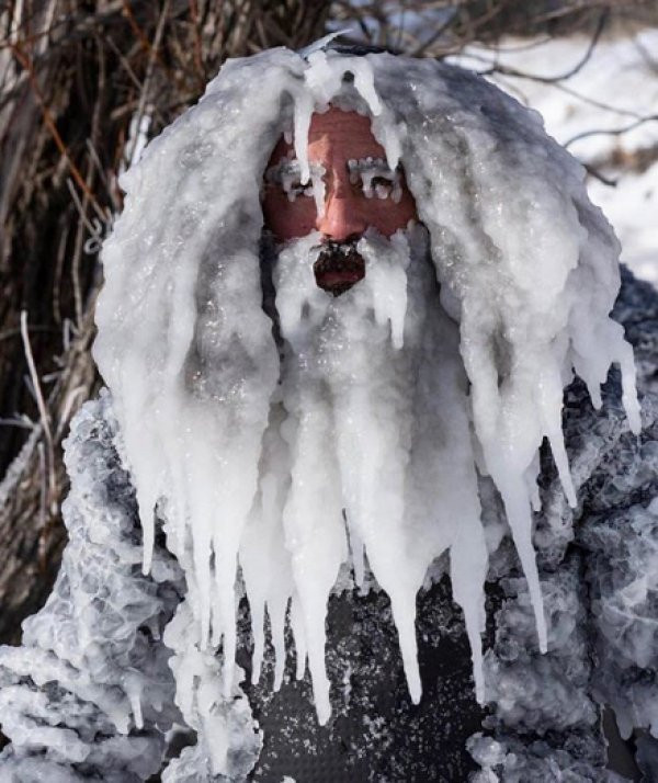 ABD'de kutup soğukları! Sakalları buz kesti - Resim: 2