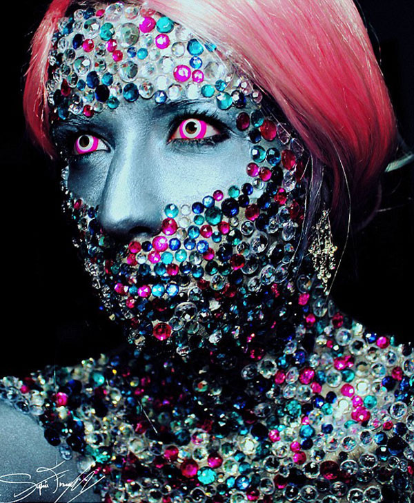 Böyle bir makyaj daha önce görmediniz! - Resim: 1