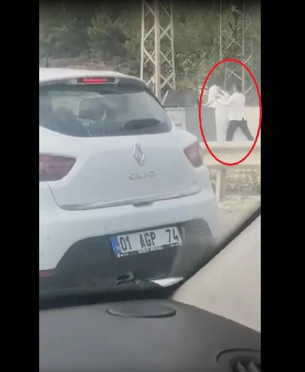 Hatay'da şoke eden olay! Damat yol kenarında gelini dövdü - Resim: 1