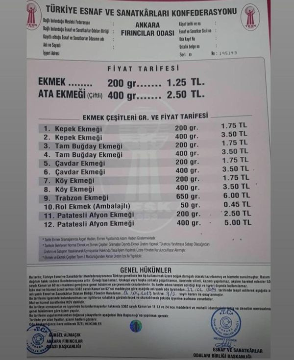 Yemeğin vazgeçilmezi ekmeğe zam geldi! İşte yeni fiyatı - Resim: 0