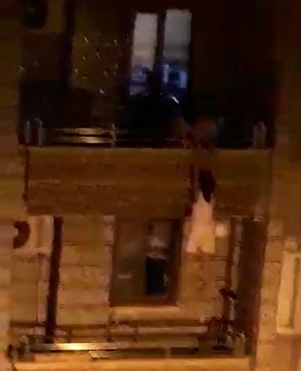 Hatay'da korkunç görüntü! Genç kadın 3. kattan böyle atladı - Resim: 1