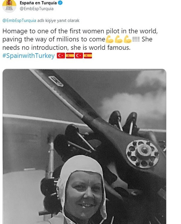 İspanyollardan büyük jest! Sabiha Gökçen paylaşımı geldi - Resim: 2