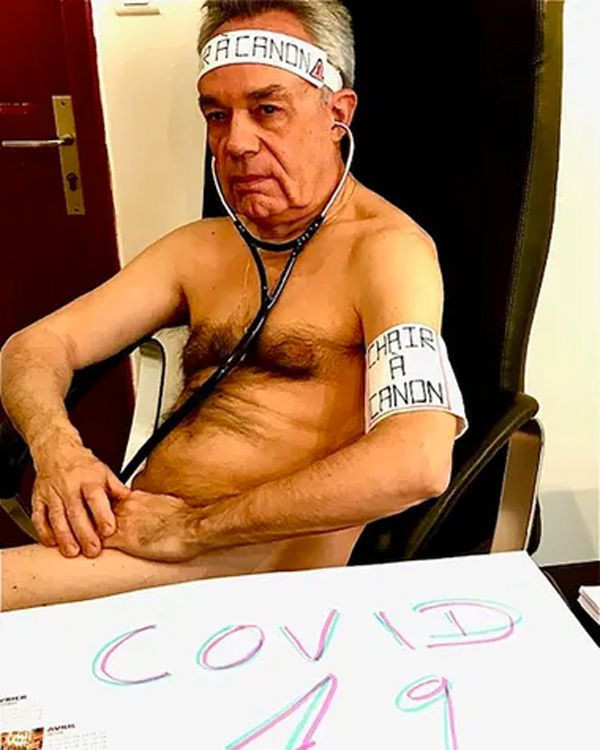 Almanya ve Fransa'da sağlık çalışanları çıplak! Yok böyle bir protesto - Resim: 2