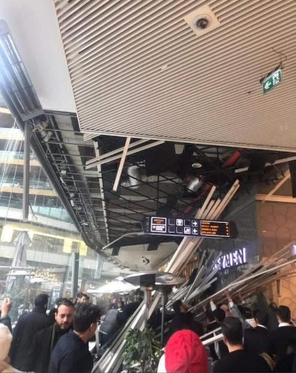 AVM'de kafenin çatısı çöktü 3 kişi yaralandı - Resim: 2