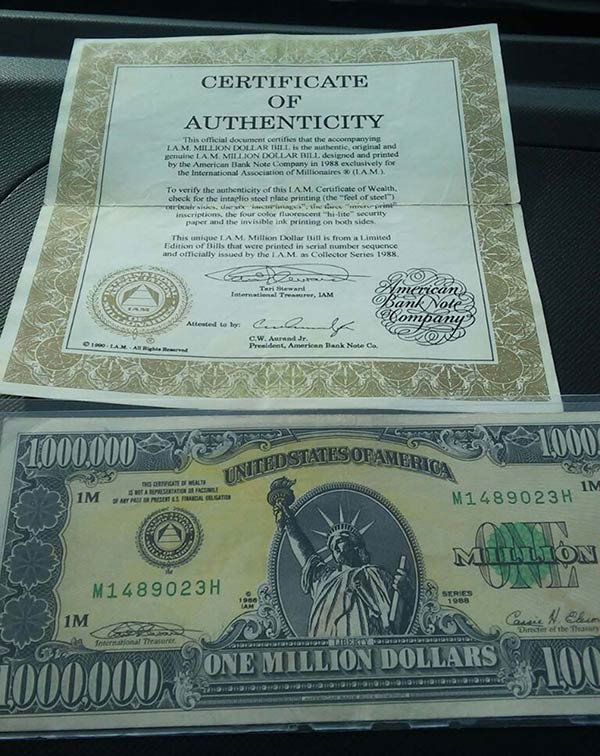 Bir milyon dolarlık banknot polisi bile şaşırttı - Resim: 4