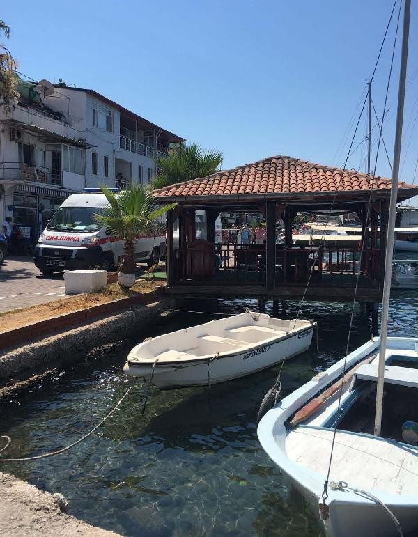 Marmaris'te feci kaza sadece ayakları gözüküyor ilk görüntüler - Resim: 3