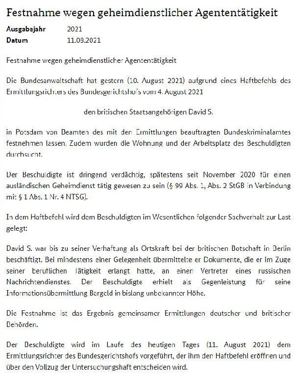 Berlin'deki İngiliz elçiliğinde Rusya için casusluk yapıyordu! Ruslara belgeleri servis etmiş! - Resim: 0