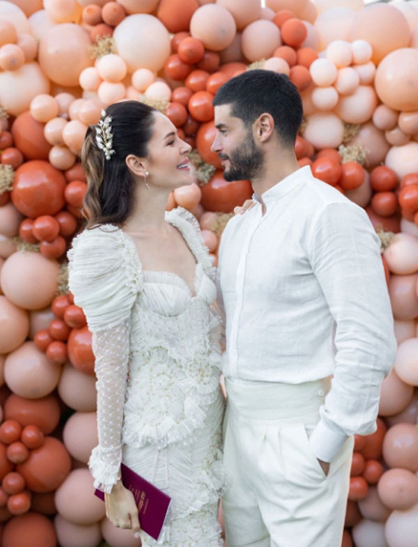 Önce dini, sonra resmi nikah! Yıldız Çağrı Atiksoy ve Berk Oktay çifti mutluluğa 'evet' dedi - Resim: 4