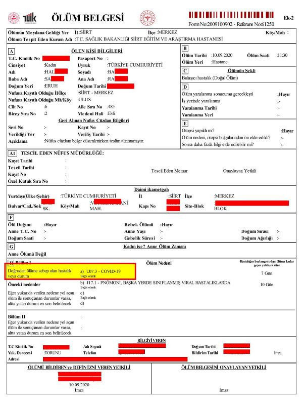 Sağlık Bakanı Fahrettin Koca'dan milletvekilinin paylaştığı 'ölüm raporu'na ilişkin açıklama - Resim: 0